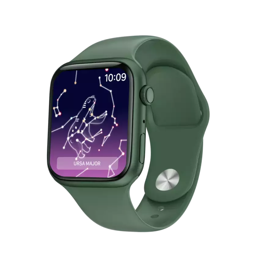 original i9 pro max Smartwatch Series 7 , Waterproof ,Wireless Charging (green)
