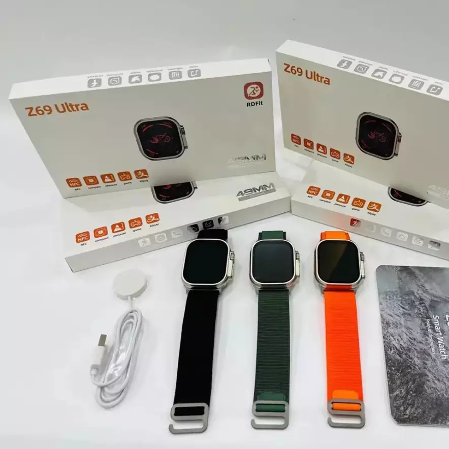 Z69 ultra smartwatch, série 8, Double bracelet, nouveauté 2023